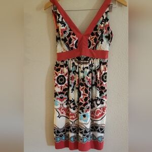 Trulli floral halter style dress size 6P